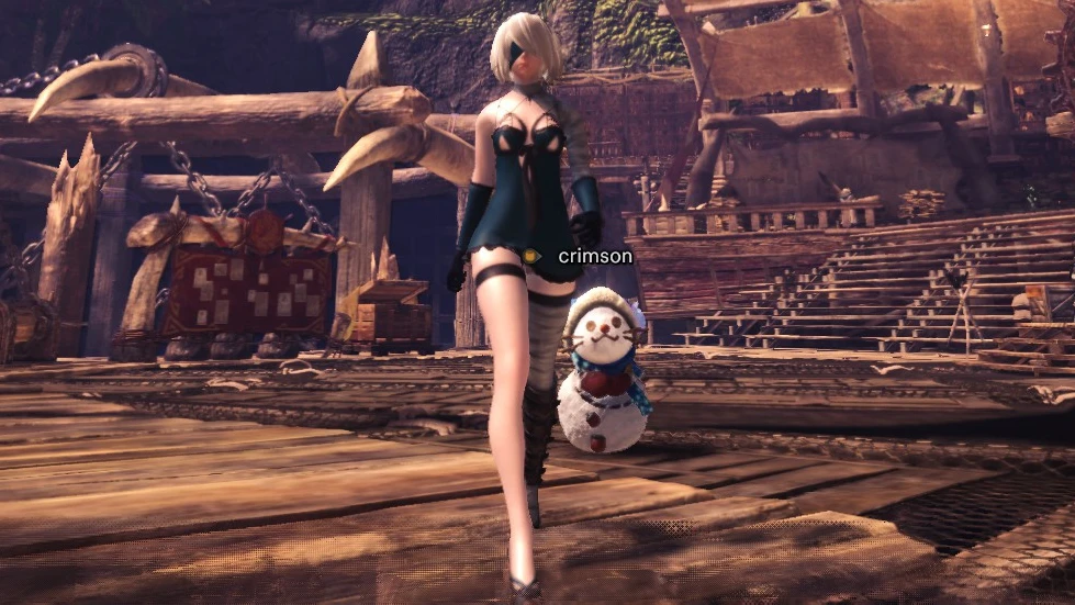 Monster Hunter: World "2b kaine remastered 3rd"