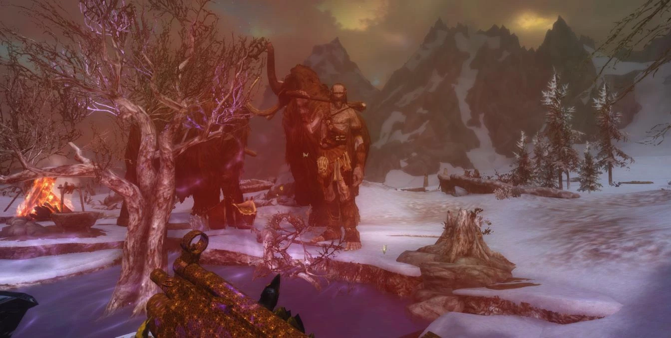 Skyrim LE "Легендарные мамонты и гиганты"