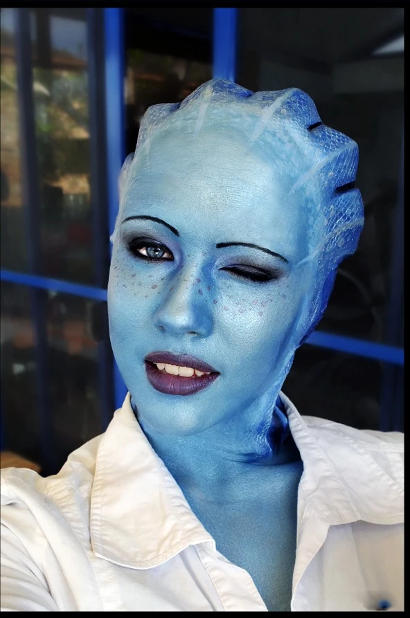 Игровой Косплей: Mass Effect Лиара Т'сони