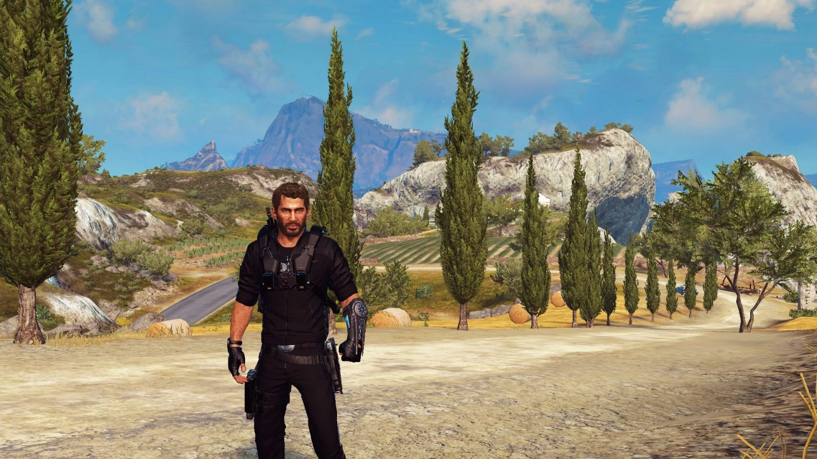 Just Cause 3 "Сплошной чёрный реколор одежды Рико"