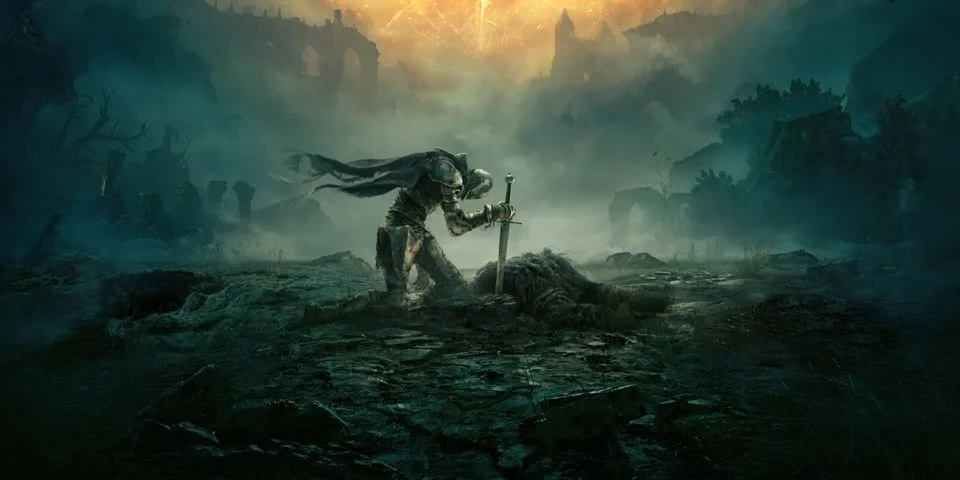 Художник воссоздал бокс-арт Elden Ring в Dreams