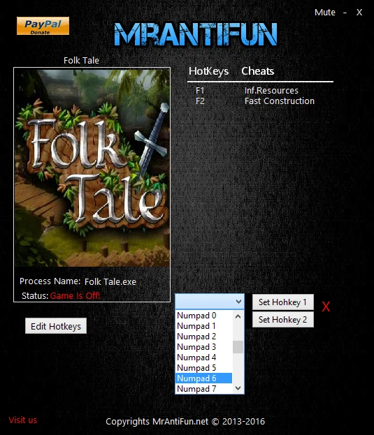 Folk Tale: Трейнер/Trainer (+2) [0.3.11.0] {MrAntiFun}