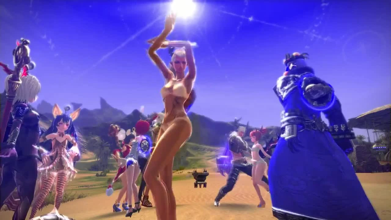 TERA: The Battle For The New World "FlashMob-RuTERA-Арборея-Пьяные танцы"