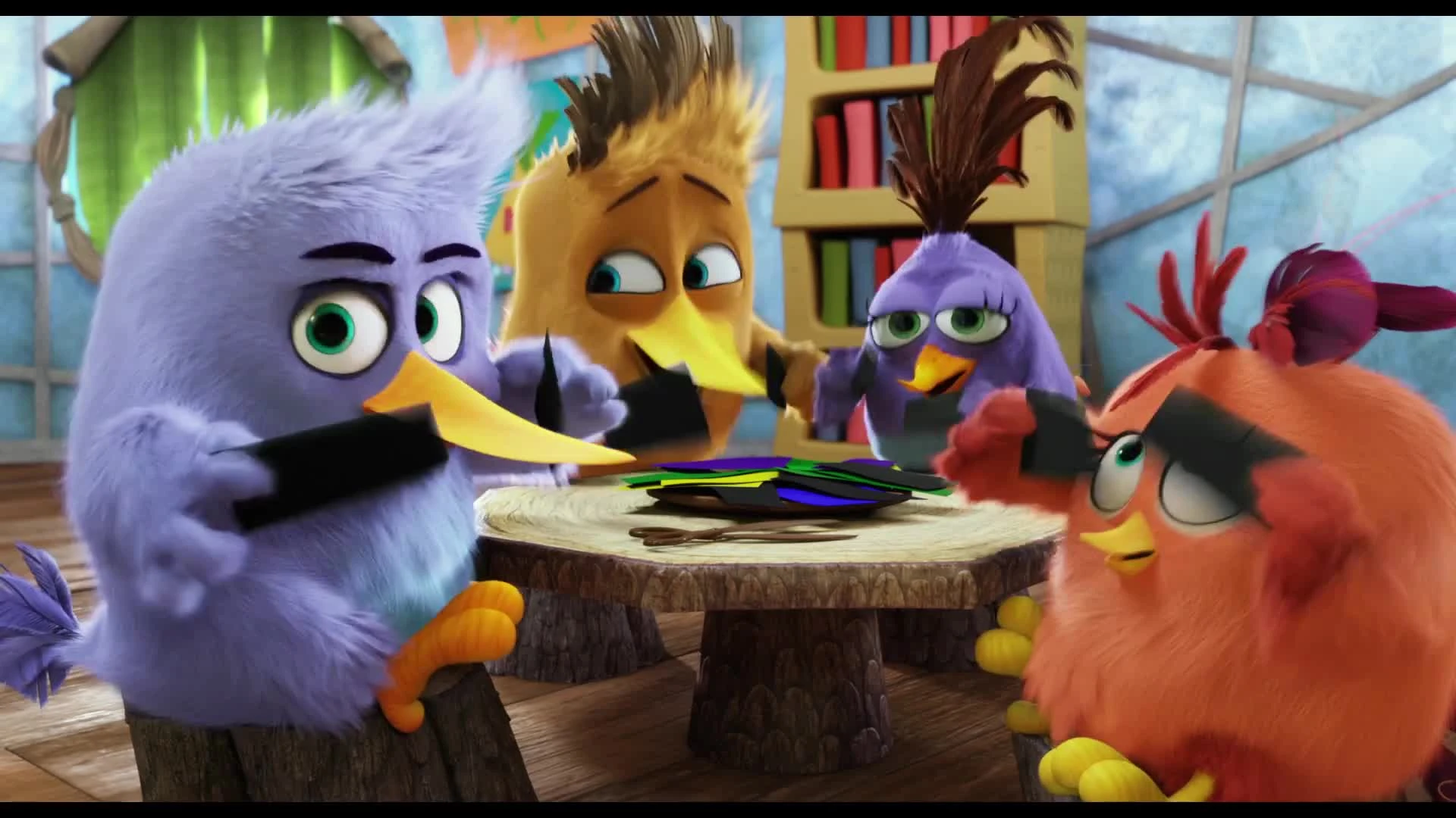 Новый дублированный трейлер мультфильма Angry Birds.