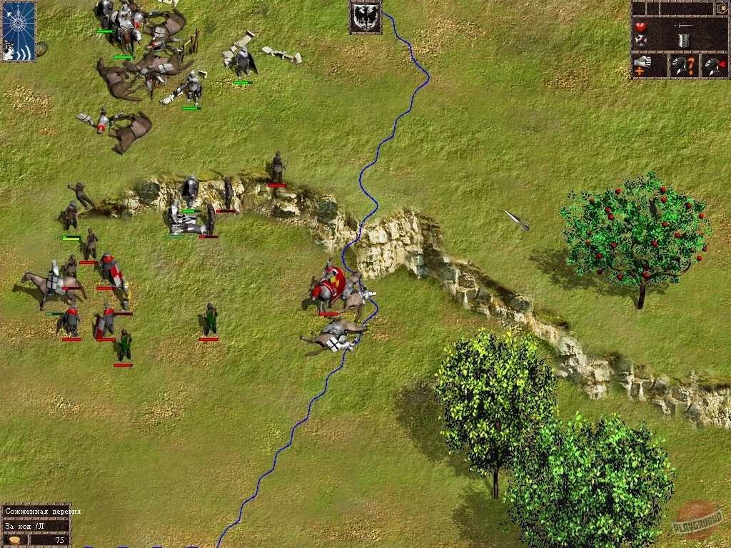 Компания Акелла объявила о поступлении в розничную продажу новой игры "Рыцари Креста"