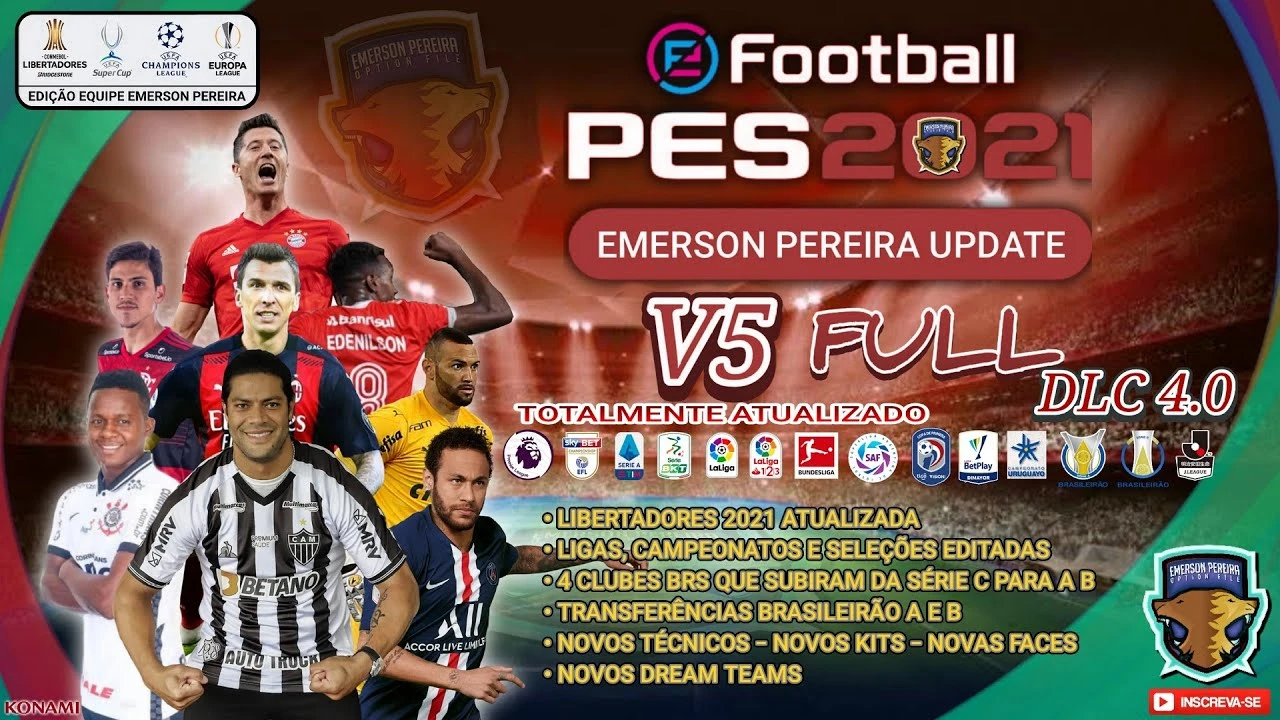 PES 2021 "Файл Лицензий v5 DLC 4.0 (PS5/PS4) [EQ-EMERSON_PEREIRA]"