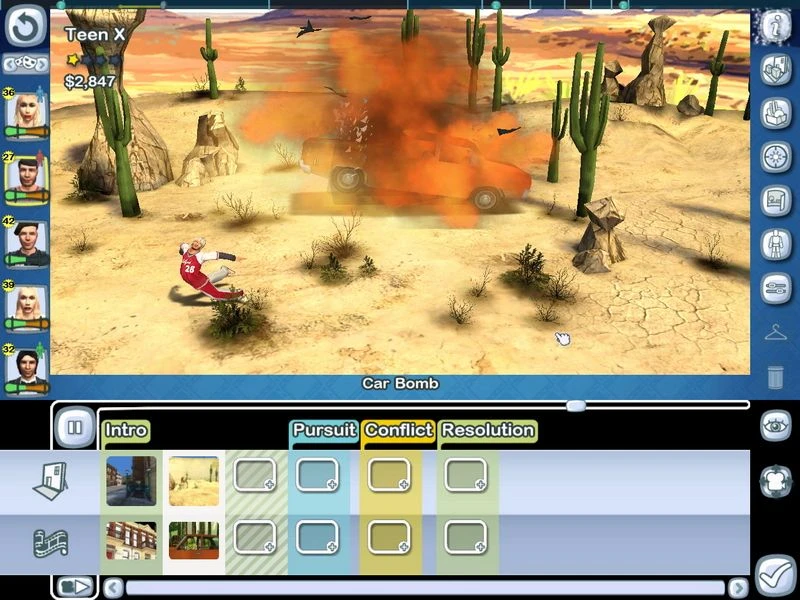 The Movies "Эффект взрывов"