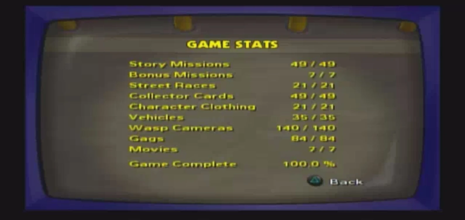 The Simpsons: Hit & Run "Сохранение - Игра пройдена на 100%" [SLUS20624: Для PS3-игры в формате .pkg (PS2 Classics)]