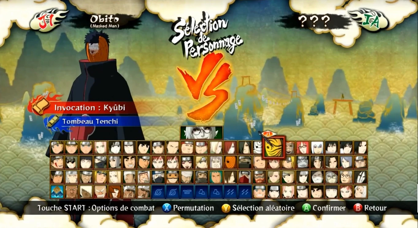 Naruto Ultimate Ninja Storm 3 Full Burst : Obito - Tobi Broken Mask (Swap MOD)