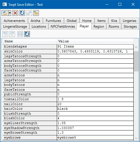 She Will Punish Them: Редактор Сохранений / Save Editor [0.4.0] {CrystalFerrai}