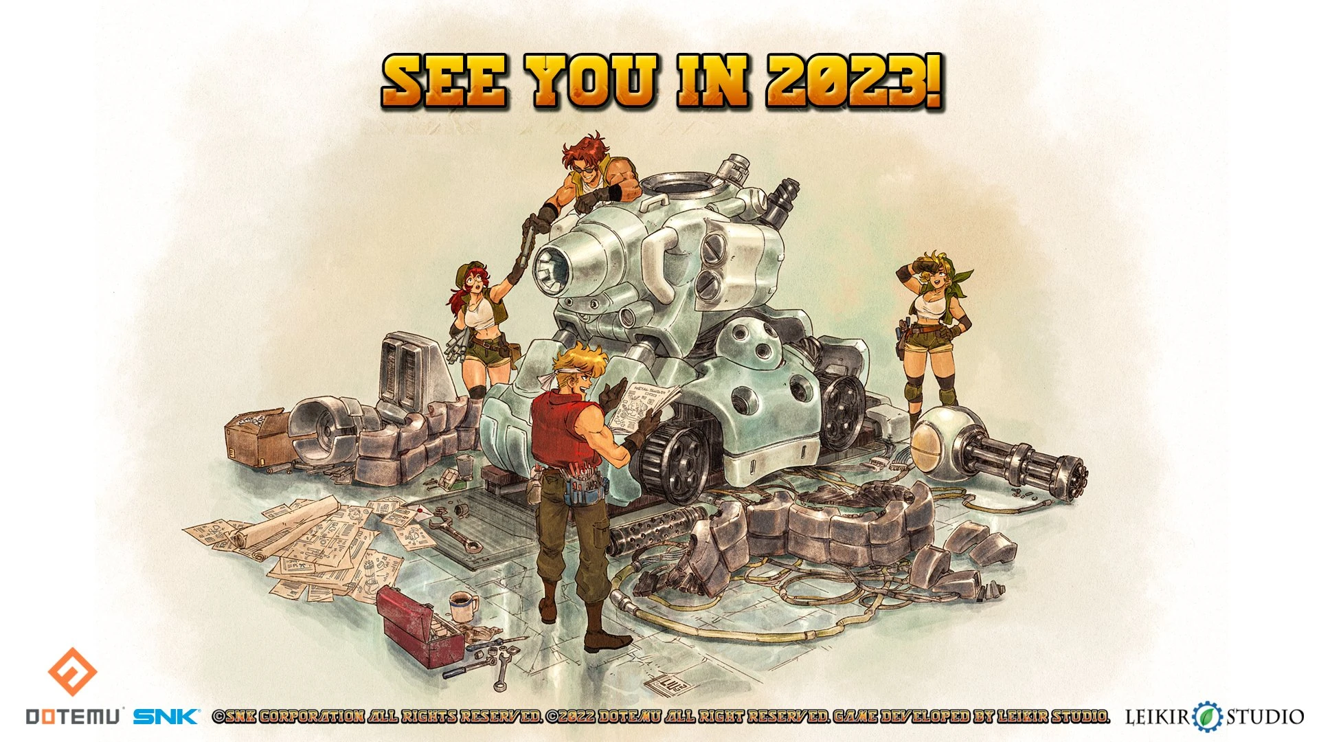 Пошаговая тактика Metal Slug Tactics задерживается до 2023 года