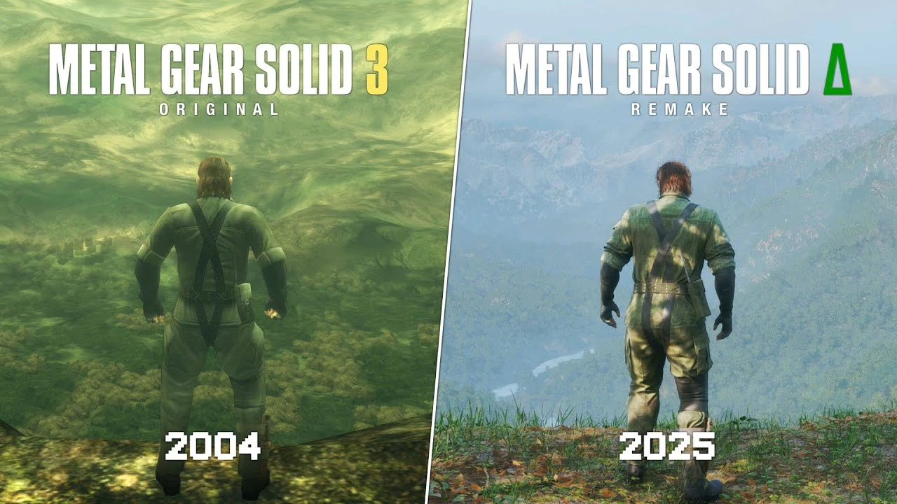 Детали ремейка Metal Gear Solid Delta: Snake Eater сравнили с оригиналом
