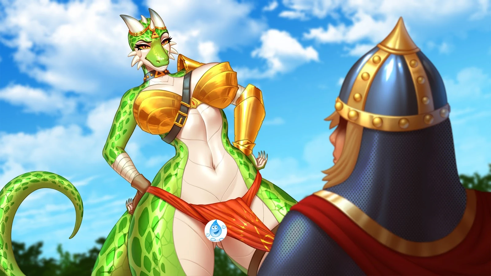 "18+" Обзор Humans are not that against Lizardwomen - это было забавно