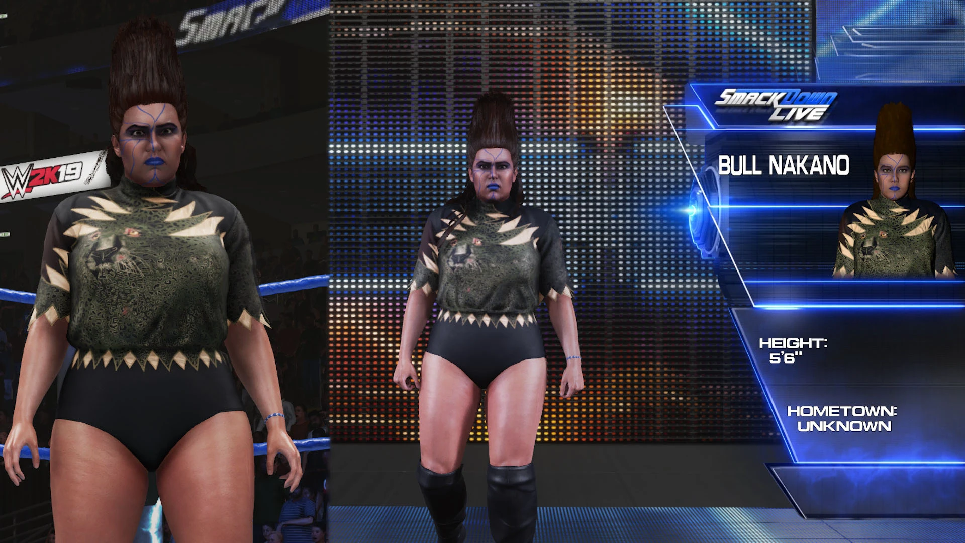 WWE 2K19 "Булл Накано из WWE 2K25"