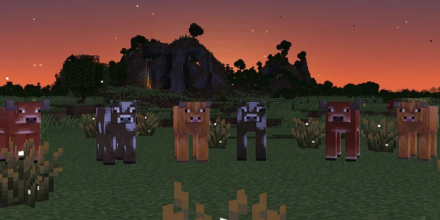 Обновление в Minecraft: новые виды коров и звуки в песчаных биомах