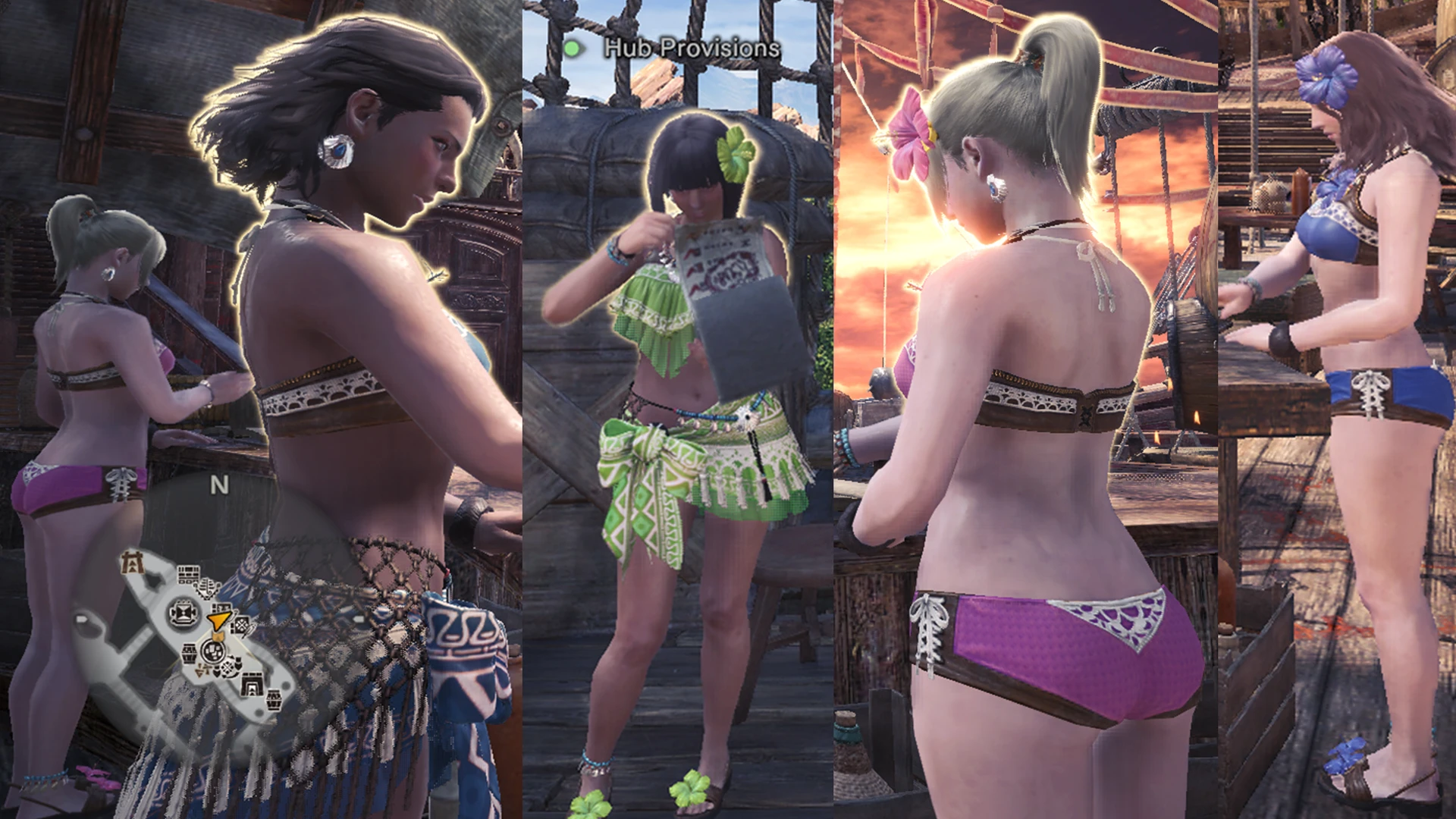 Monster Hunter: World "Gathering Hub Girls"