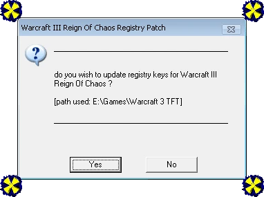 Warcraft 3: TFT "regsetup (war3_regsetup)"
