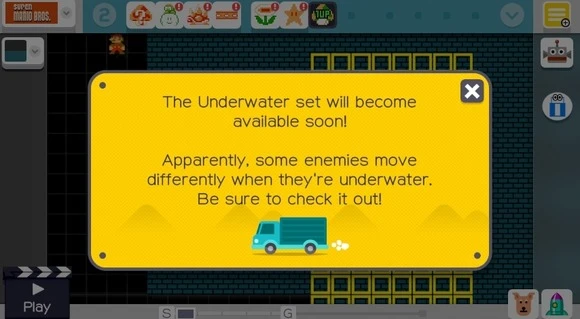 1-ый апдейт для Super Mario Maker уберет систему разблокировки контента