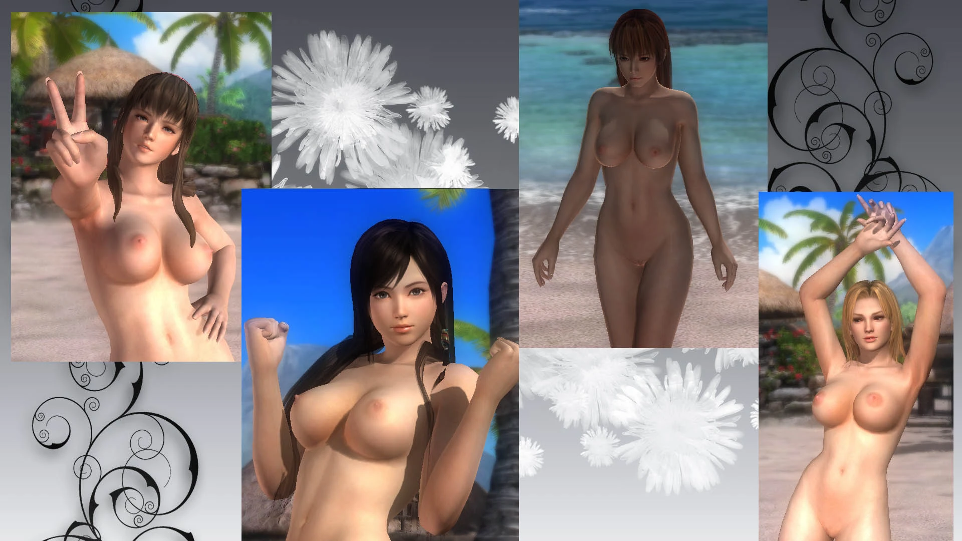 Dead or Alive 5 Last Round "Nude mod plus costume"