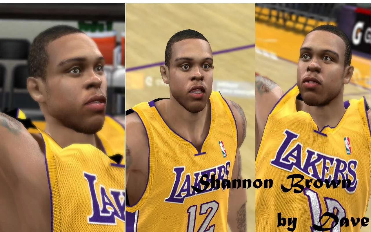 NBA 2K10 "Shannon Brown Cyber Face"