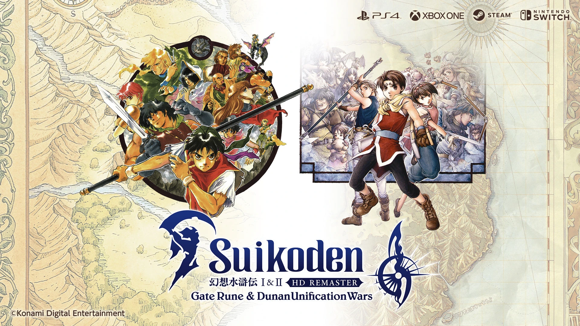Подробности об улучшениях Suikoden I&II HD Remaster и сравнительные скриншоты