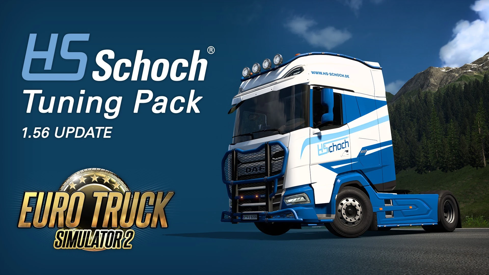 В патче 1.56 для Euro Truck Simulator 2 будет обновлено DLC HS-Schoch Pack