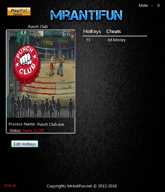 Punch Club: Трейнер/Trainer (+1: Монеты / Money) [1.12] {MrAntiFun}