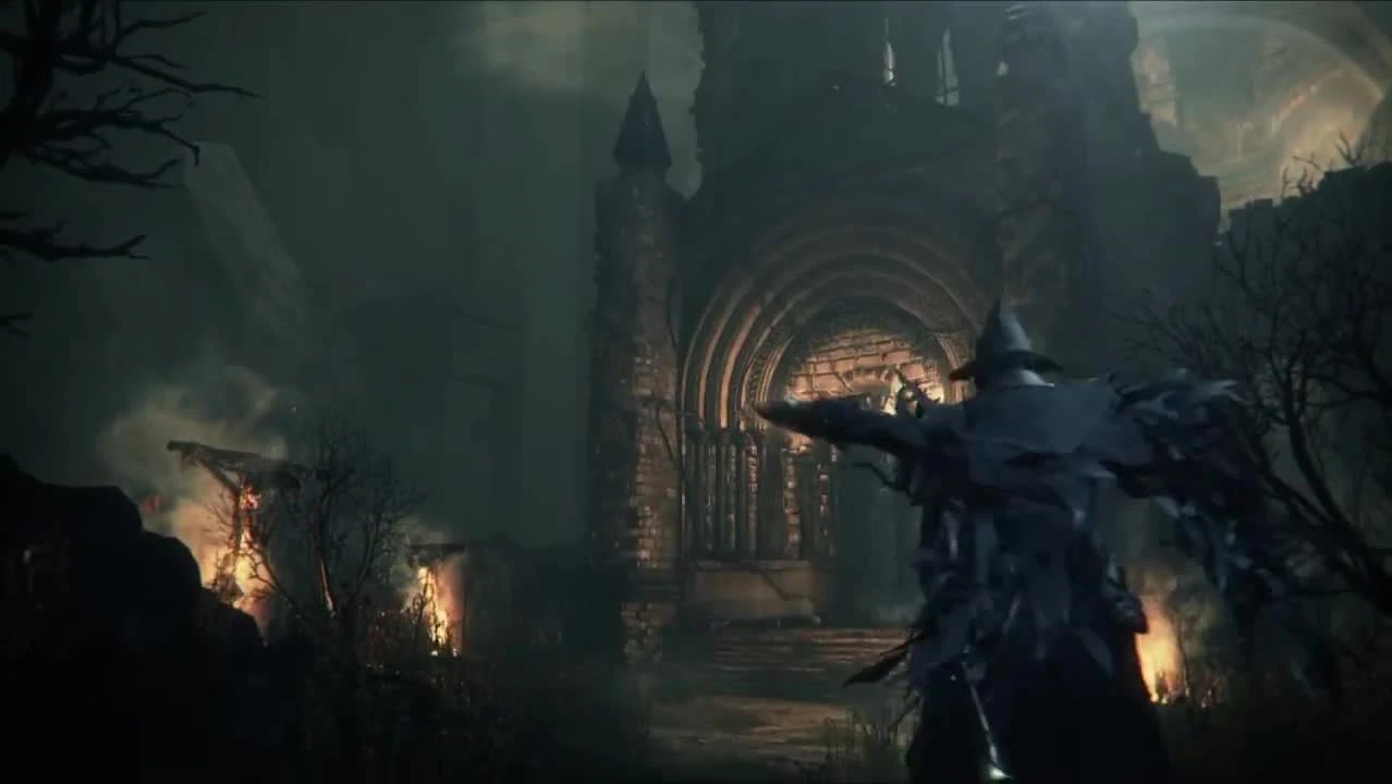 Действительно крупные враги в трейлере Bloodborne