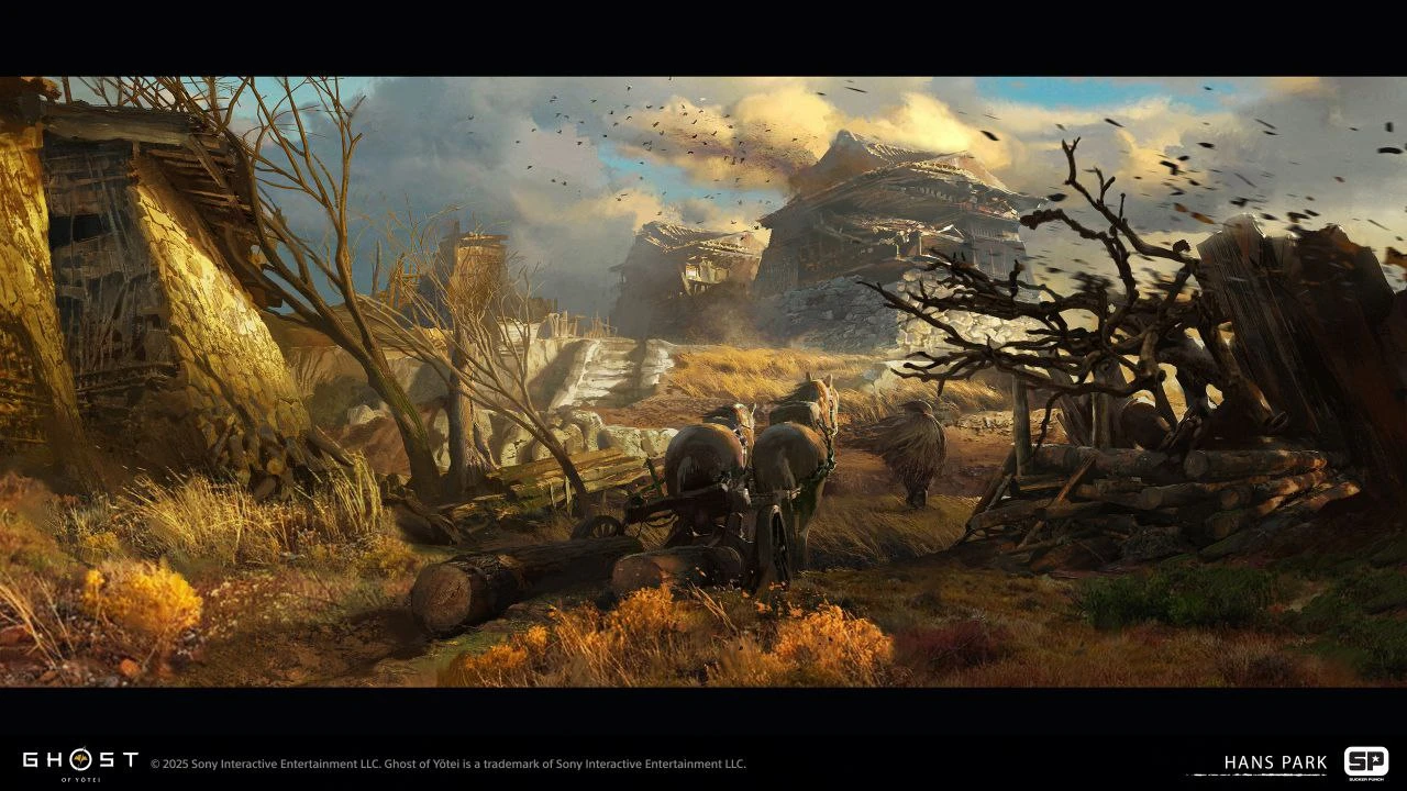 Sucker Punch поделилась ранними концепт-артами Ghost of Yotei