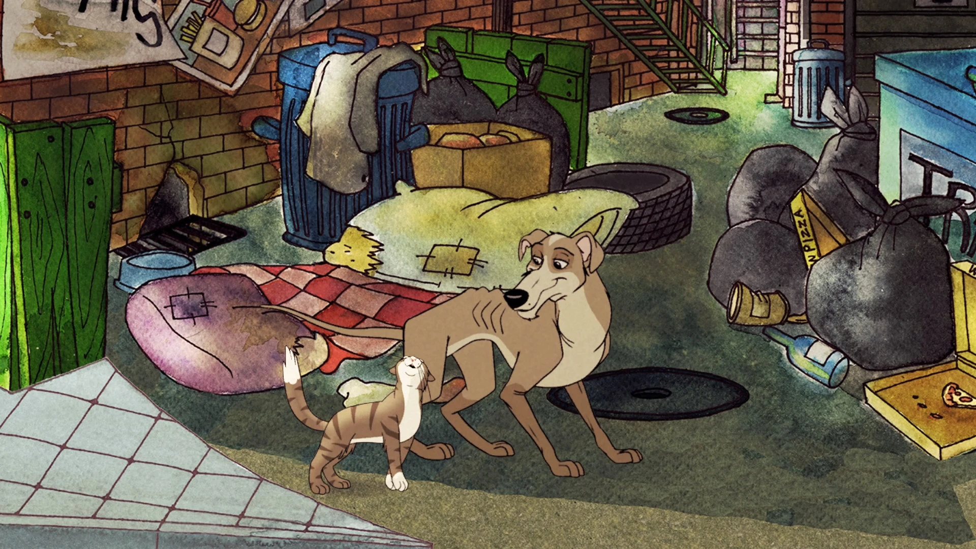 Анонсирован красиво анимированный кошачий 2D платформер Stars in the Trash