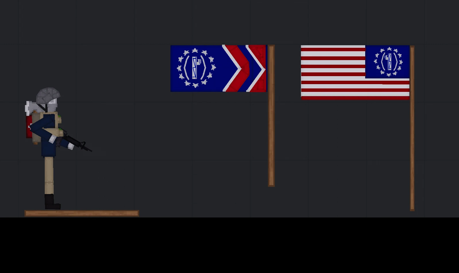 People Playground "Солдат Патриотического Фронта + флаги из TFR" [1.27.5+]