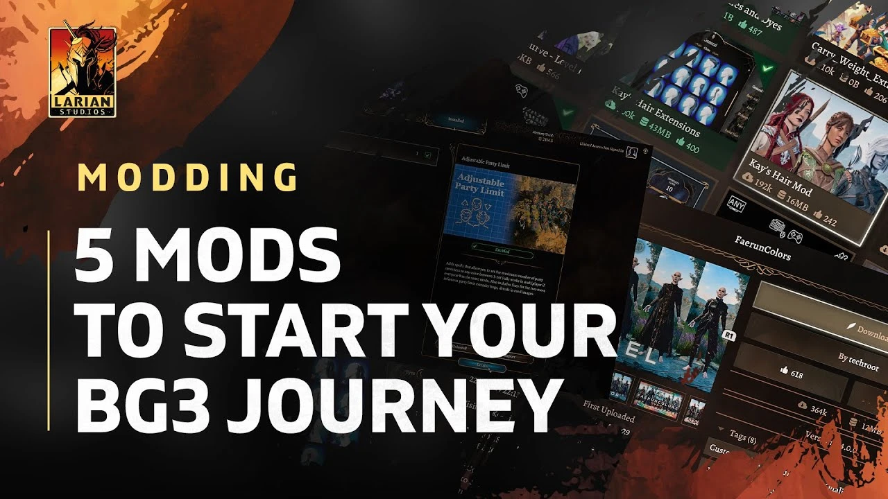 5 модов для начала путешествия по Baldur's Gate 3
