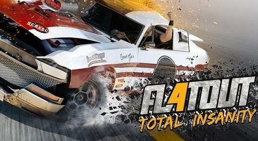 Геймплей FlatOut 4 на PS4 Pro на пустынной трассе