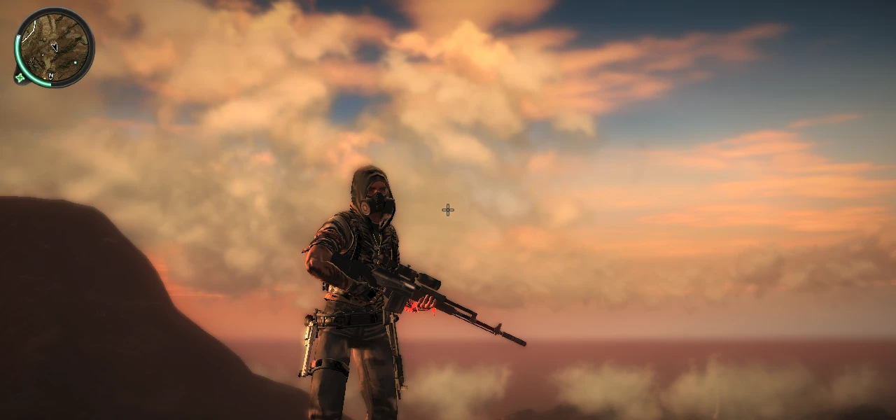 Just Cause 2 "aperture black version by_aleksroz_game (skin for player)"