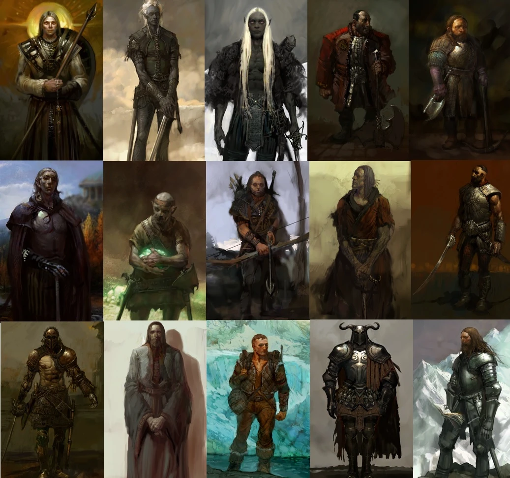 Icewind Dale: Enhanced Edition "Набор Мужских Портретов из Icewind Dale 2"