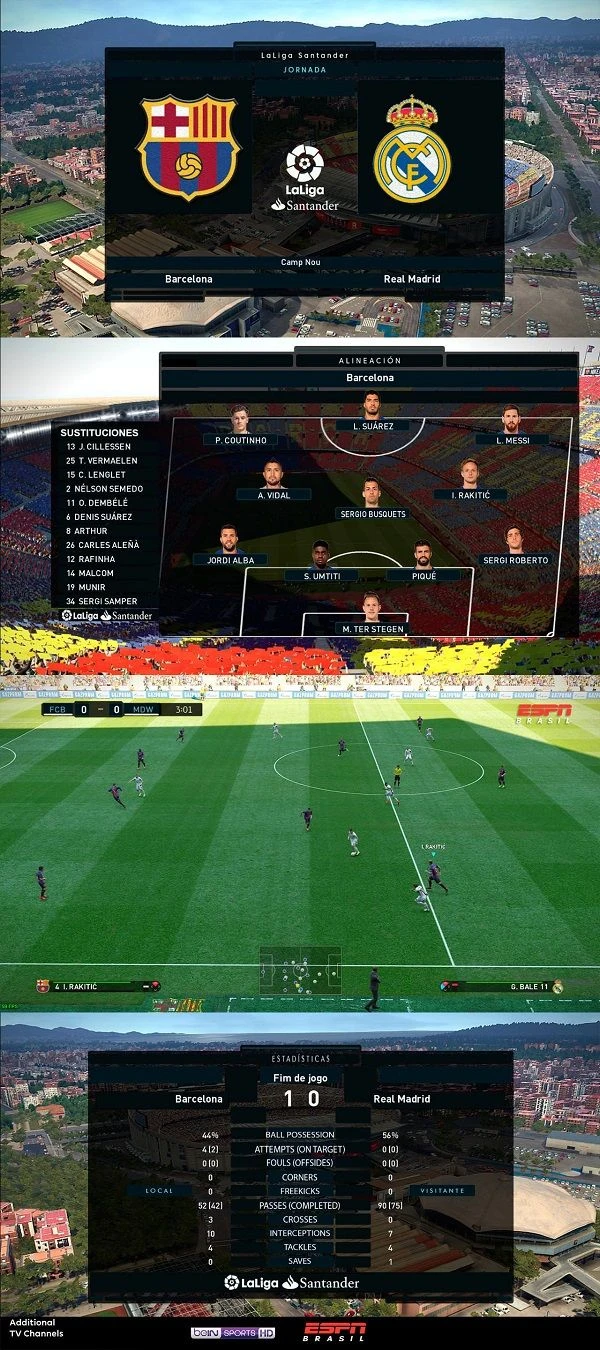 PES 2019 "Scoreboard La Liga by lohan258"