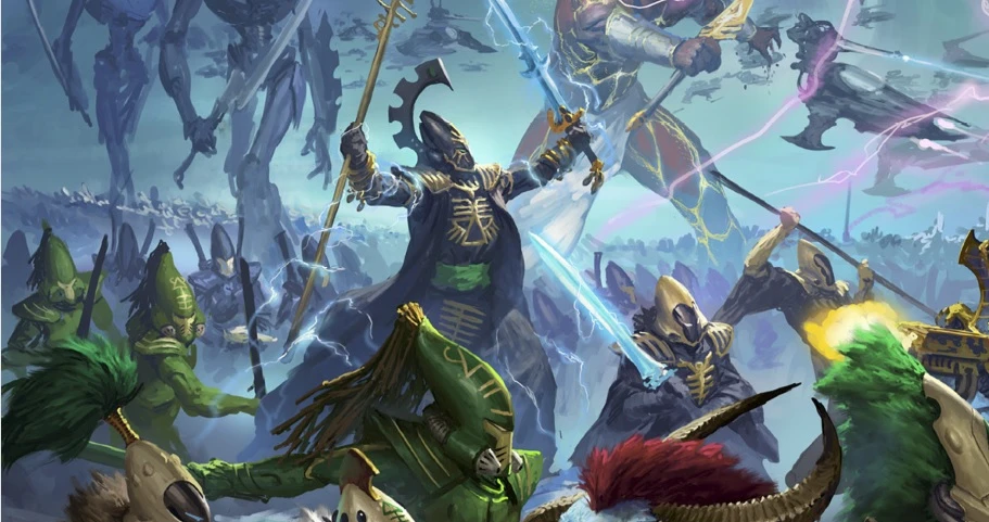 Новый ролик по Warhammer 40,000: Rogue Trader демонстрирует создание модели копья Эльдар