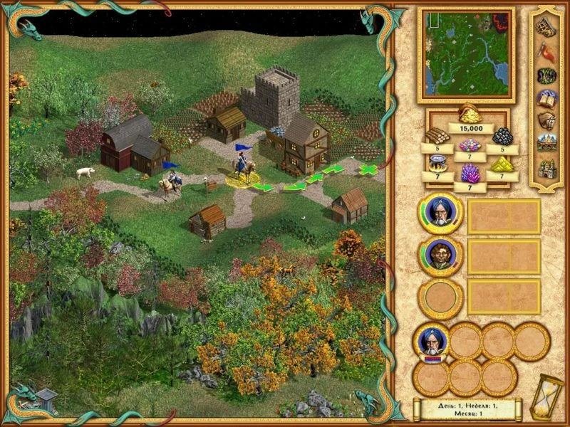 Heroes of Might and Magic 4 "Карта - Bulbos Adventure"