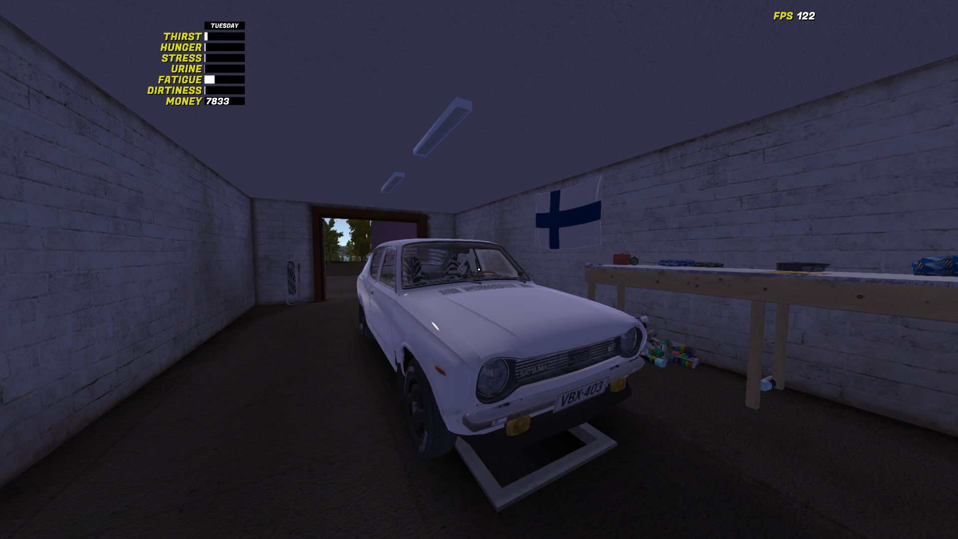 My Summer Car "Сохранение - Сборка гоночной сатсумы с мега движком"