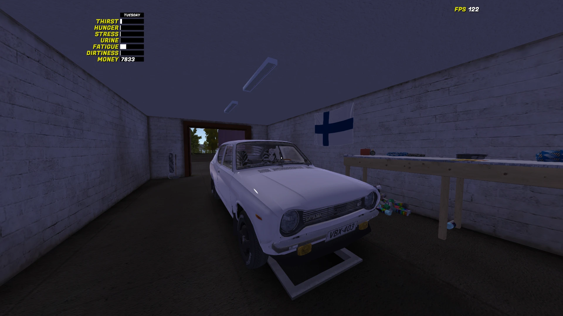 My Summer Car "Сохранение - Сборка гоночной сатсумы с мега движком"