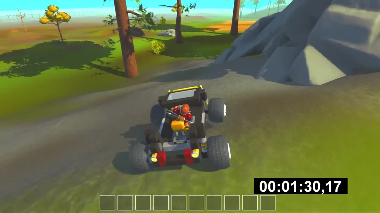 Вызов в SCRAP MECHANIC: продержись 5 минут на самодельной тачке-внедорожнике!