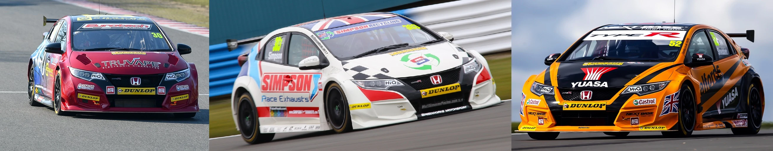 GRID: Autosport "Honda Civic BTCC'16 Skin Pack for Cat C Class V 1.0"