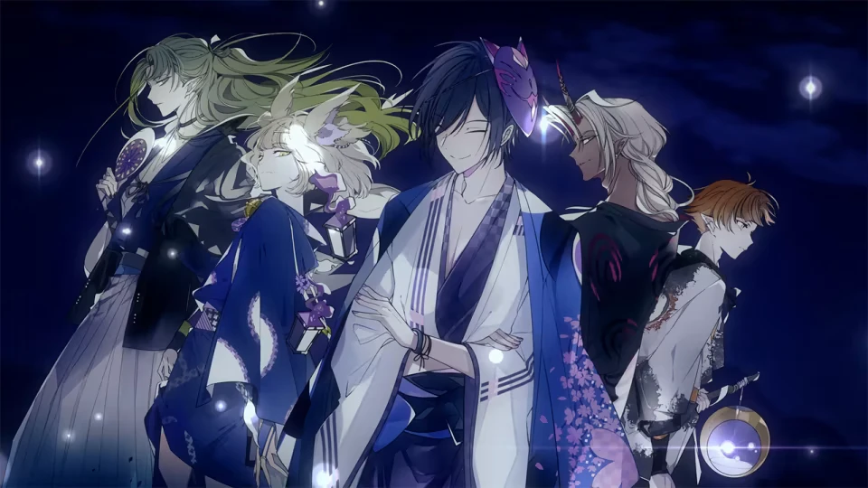 Игровой процесс визуальной новеллы Dairoku Agents of Sakuratani