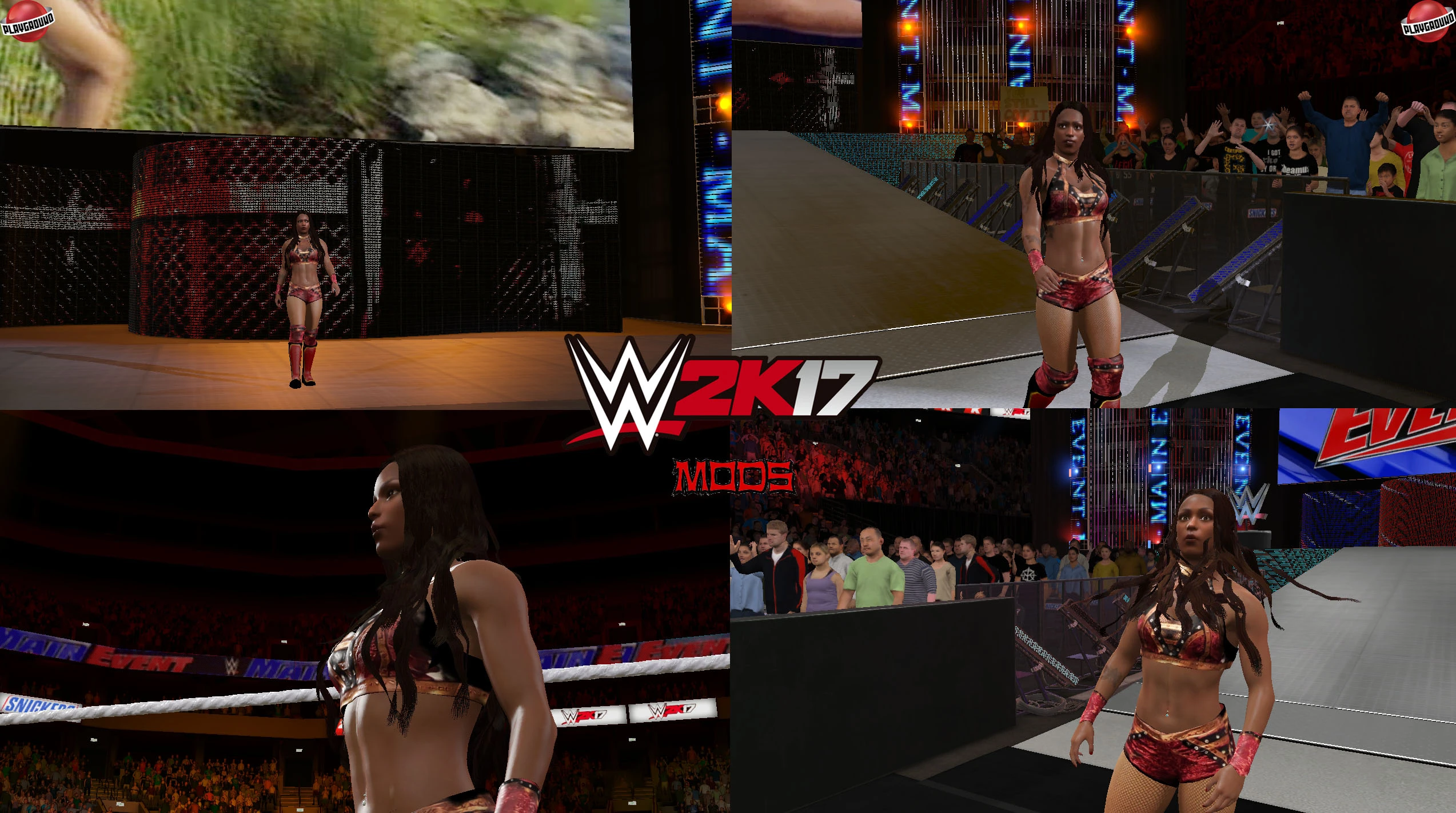 WWE 2K17 "Red Velvet (Лицевая анимация) WWE 2K19 Порт Мод"