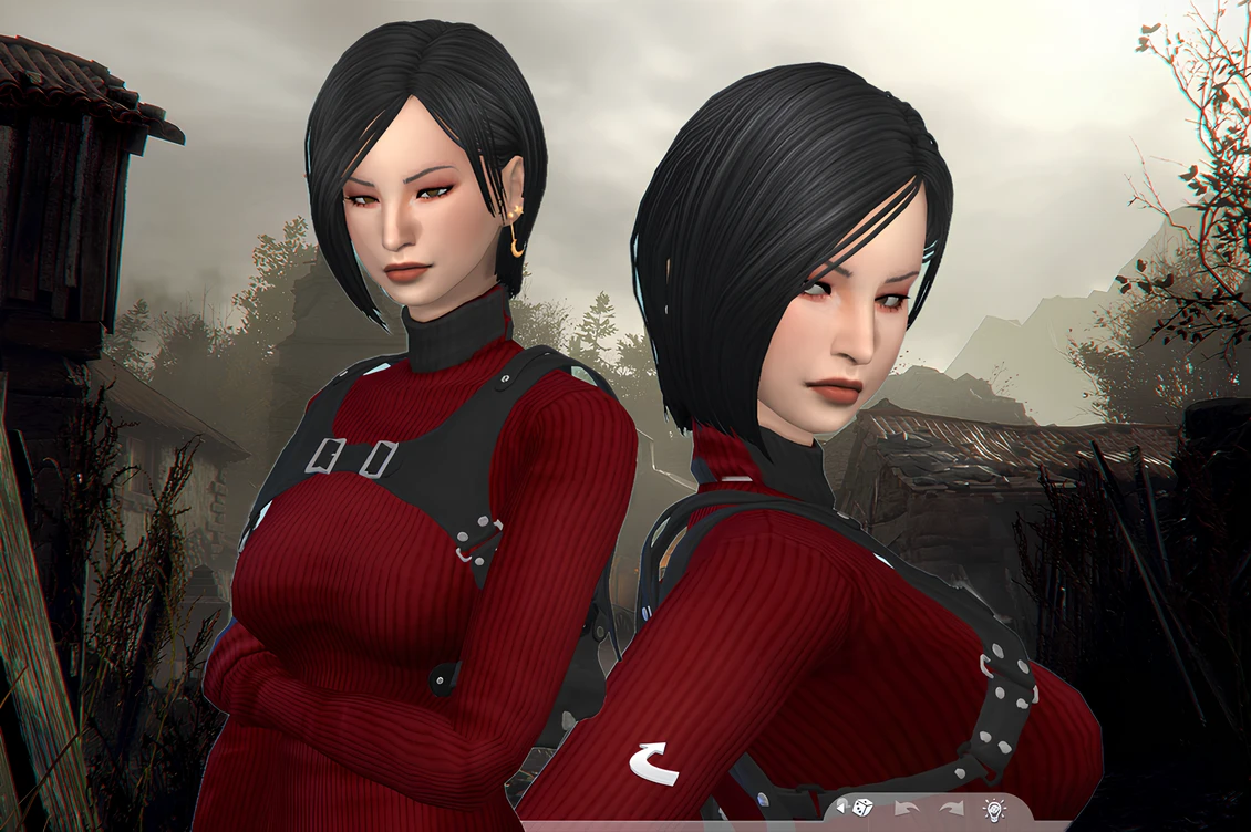 The Sims 4 "Ада Вонг из Resident Evil 4"