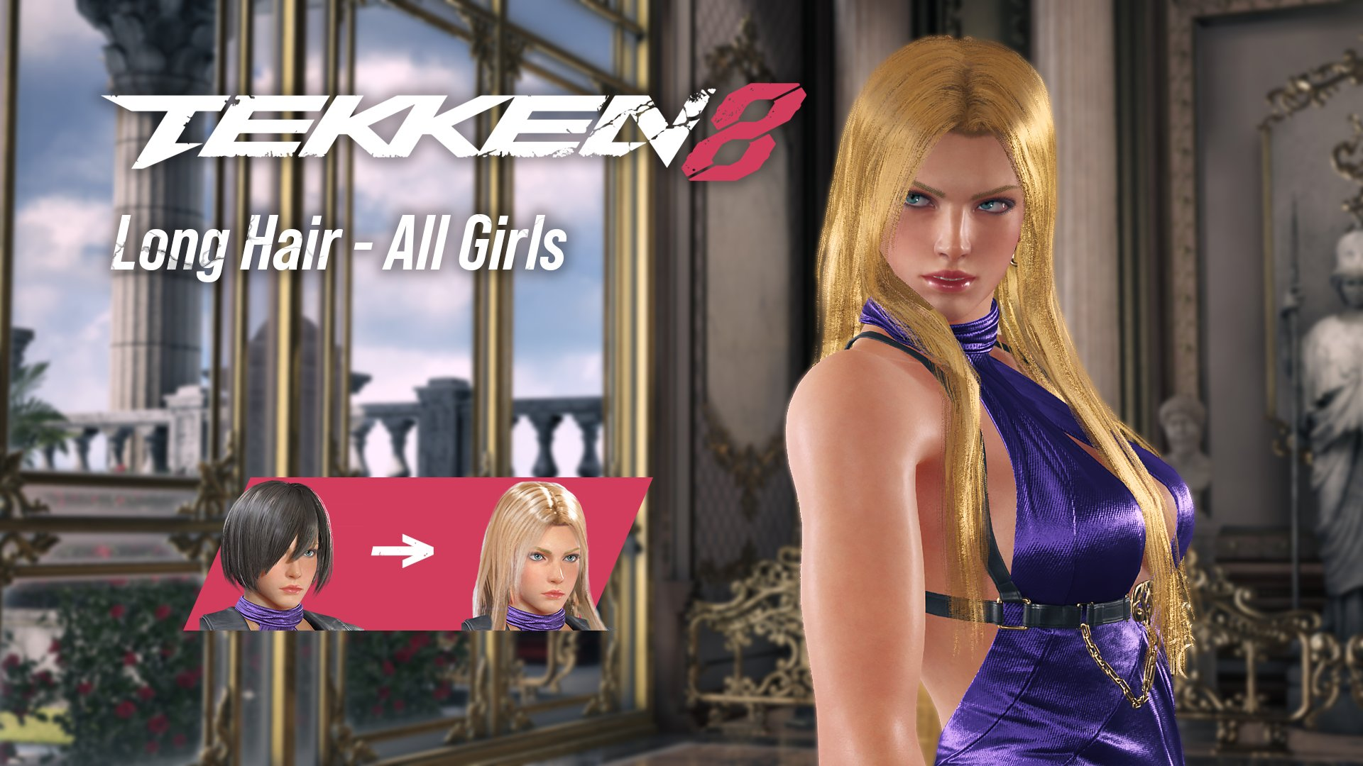 Tekken 8 "Длинные Волосы - Для Всех Девушек"