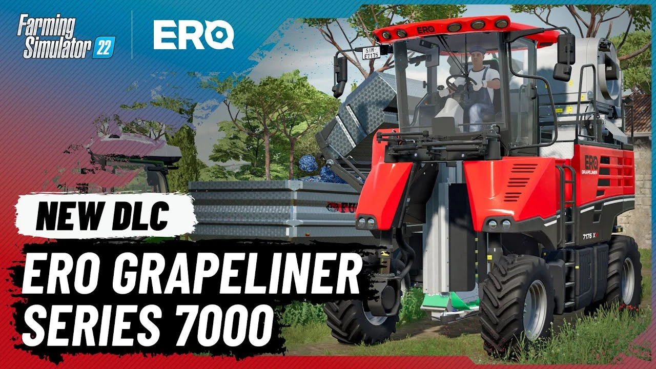 В Farming Simulator 22 появится ERO Grapeliner Series 7000