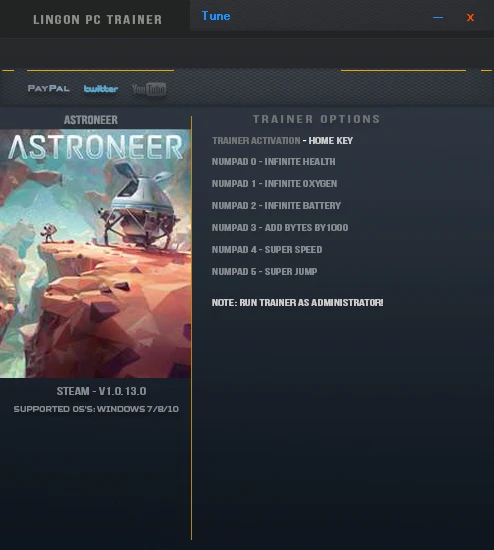 Astroneer: Трейнер/Trainer (+6) [1.0.13.0] {LinGon}