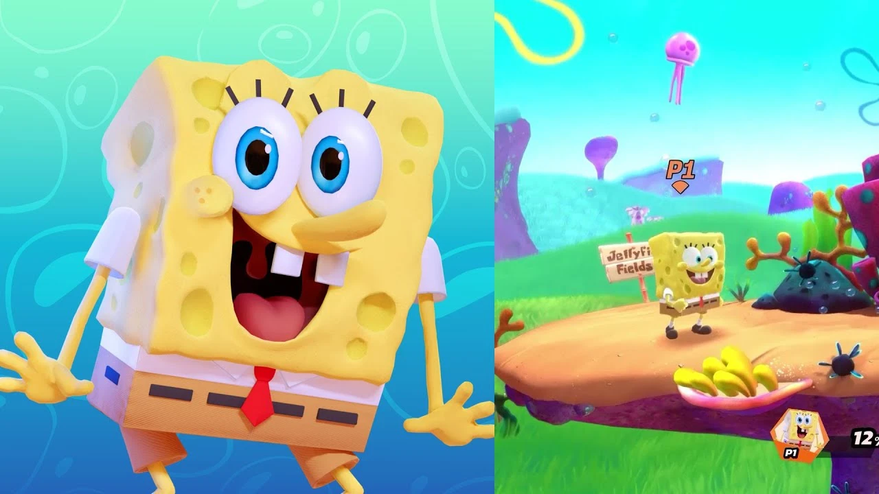 Новое видео Nickelodeon All-Star Brawl демонстрирует Губку Боба