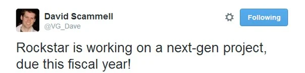 Официально: Rockstar работает над некст-ген проектом!